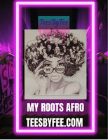 My Roots Afro (Black/White)